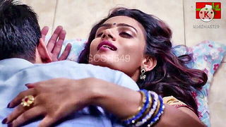 Still from Desi sari tease and cowgirl, older woman sex video