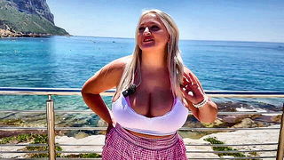 Lana beach cleavage blowjob amateur sex video