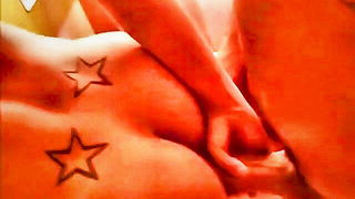 Tattooed blonde deep anal pounding fuck tube scene
