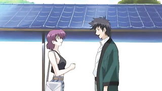 Pink-haired anime housewife gangbang mature porn video