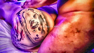 Tattooed mature BBW fingered sex video, cowgirl tag